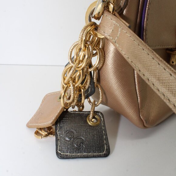 Claudia G Tiny Leather Shoulder Bag -Rose Gold - Picture 3 of 10